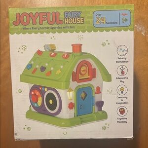 Fairy House Interactive Toy - Green and Red 1+ Age